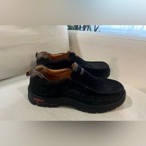 Mostelo Black Slip On Casual Outdoor Hiking Comfort Shoes Loafers US 12 EU 46